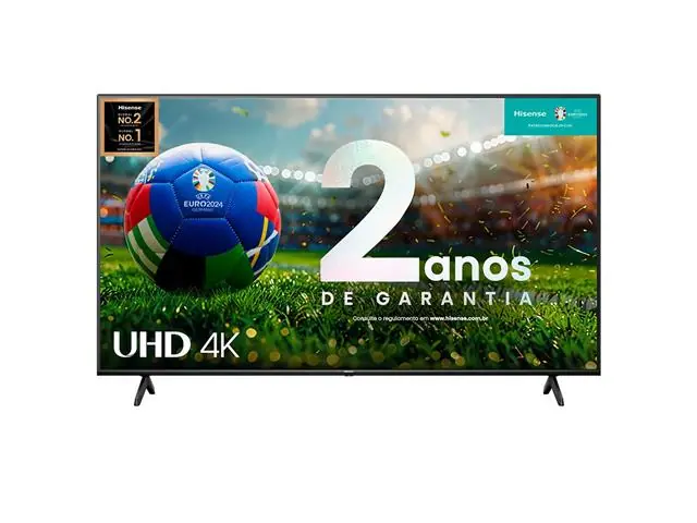 Smart TV 58" Hisense UHD 4K DLED 58A6K com Sleep Timer e WiFi