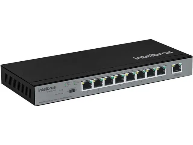 SWITCH POE 09P 10/100 8 PORTAS POE+ SF 900 HI-POE SKD