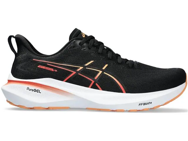 Tênis Asics GT-2000 13 Black/Faded Orange Masc