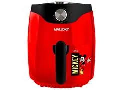 Fritadeira Air Fryer Mallory Vermelha Mickey Disney 3L - 1