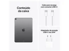 iPad Air Apple Processador M2 11 WiFi + Celular 128GB Cinza Espacial - 7