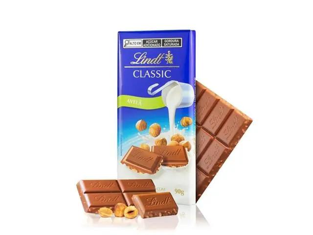 Barra de Chocolate Lindt Classic Milk Hazelnut 90g
