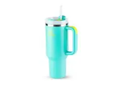 Copo com Canudo Stanley Quencher 2.0 Tropical Teal 1,180 Litros - 1