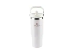 Garrafa Tumbler Térmico Flip Straw Stanley Rose Quartz 887ML