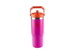 Garrafa Tumbler Térmico Flip Straw Stanley Vivid Violet 887ML