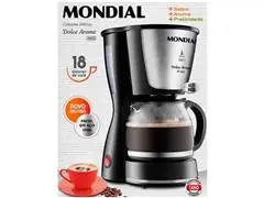 Cafeteira Elétrica Mondial Dolce Arome Black 18 Xícaras - 1