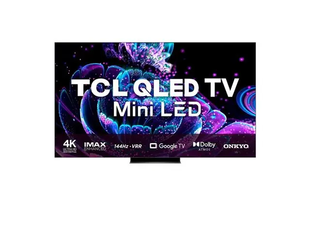 Smart TV 75" QLED TCL C835 4K UHD Mini LED Dolby Vision IQ Dolby Atmos