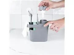 Dispenser para Detergente e Organizador de Pia OU Trium 650ml Chumbo - 4