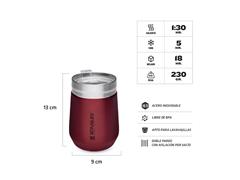 Vaso Stanley Everyday Wine con Tapa 295 ML - 1