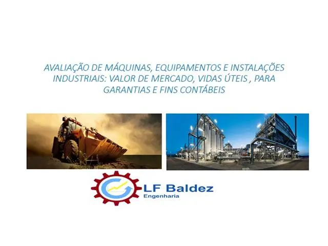 Avaliação de Máquinas e Equipamentos - 1