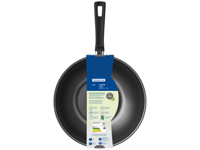 Wok Tramontina Loreto en Aluminio 3,6L