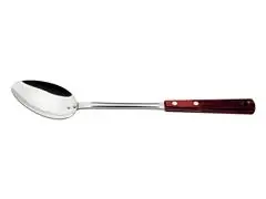 Colher para Arroz Tramontina Inox e Cabo Polywood Vermelho