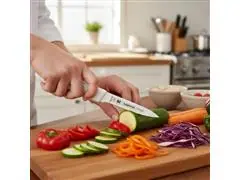 Faca para Legumes Tramontina Profissional Inox e Cabo Branco 3"