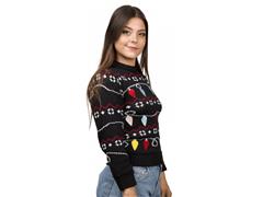 Uggly Sweater Focos Navideños Mujer - Talla M