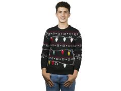 Uggly Sweater Focos Navideños  Hombre - Talla M