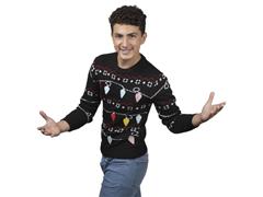 Uggly Sweater Focos Navideños Hombre - Talla L - 2