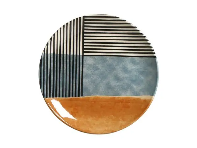 Conjunto C/ 6 Pratos Sobremesa Porto Brasil Coup Abstrata