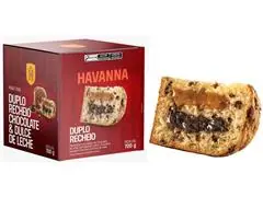 Panettone Havanna Duplo Recheio Chocolate e Doce de Leite 700G