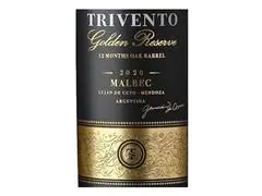 Vinho Argentino Trivento Golden Malbec 750ML Tinto - 1