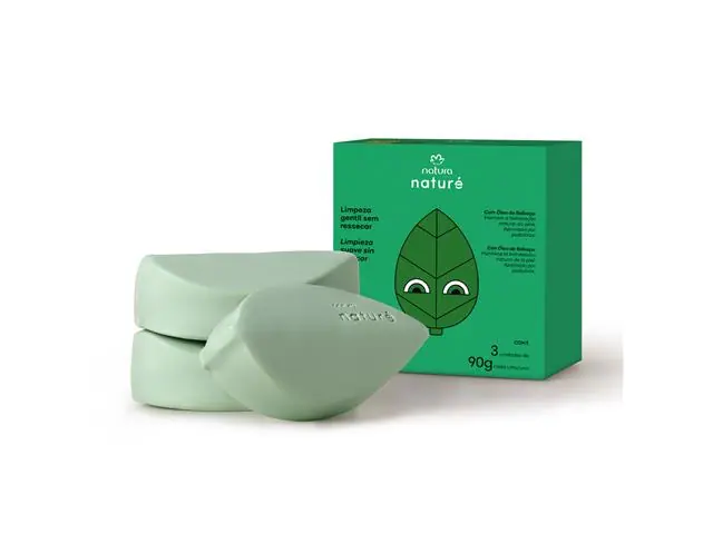 Sabonetes Folhinhas Natura Naturé 3 Unidades