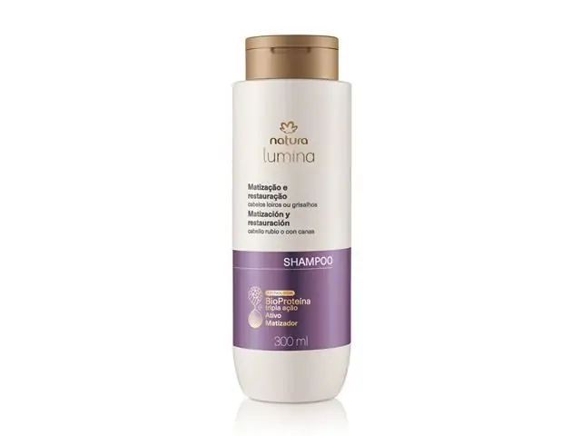 Shampoo Matizador para Matização e Restauração Natura Lumina 300ml
