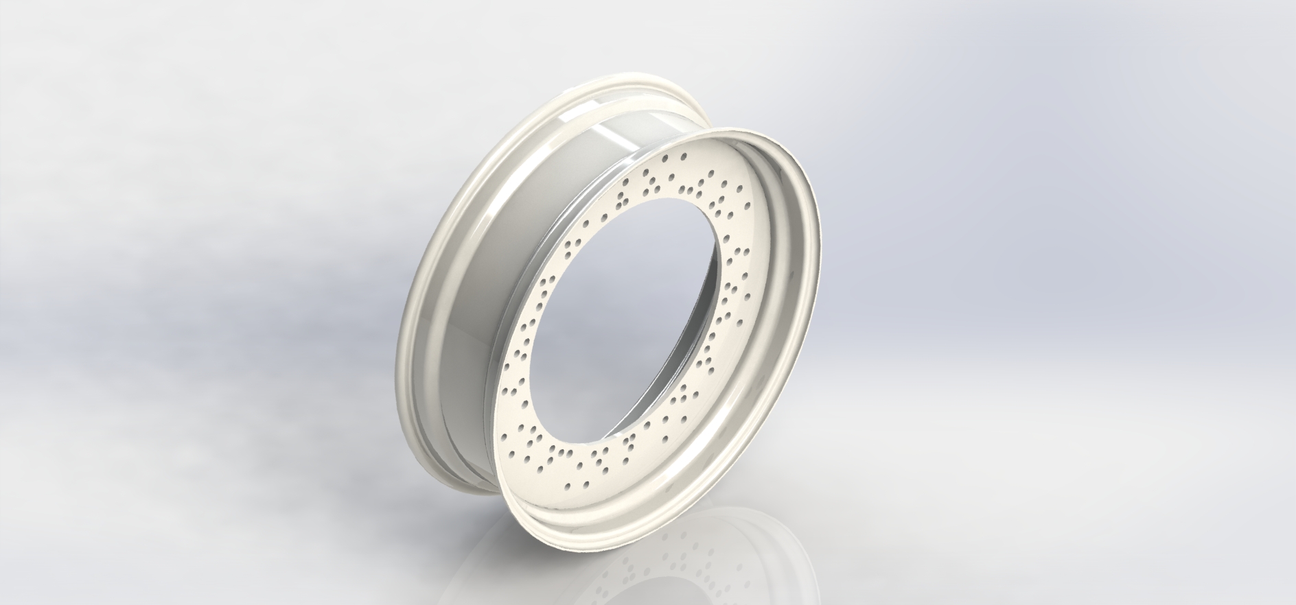 ARO W 10" x 36" MULTIFUROS (BRANCA)