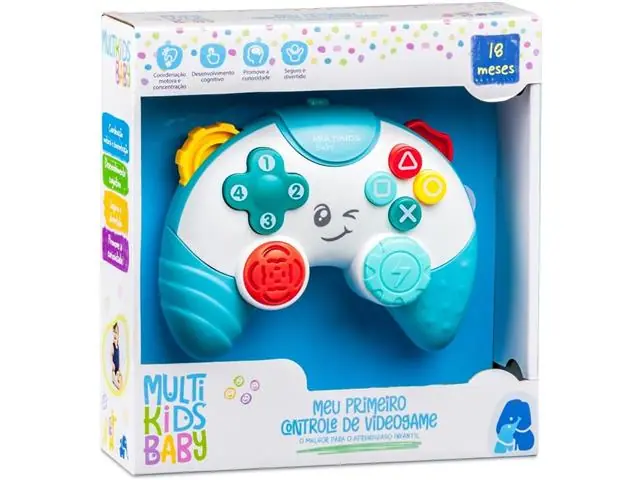 Brinquedo Meu Primeiro Controle de Videogame Multikids BR1643