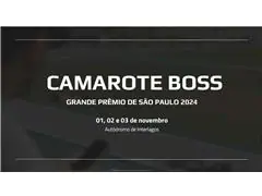 INGRESSO GP FORMULA 1 - 2024 - CAMAROTE BOSS