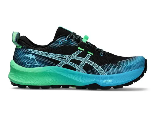 Tênis Asics Gel-Trabuco 12 Black/Bright Cyan Masc