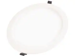 Plafon LED Tramontina Redondo de Embutir Slim 18W 3000K Luz Amarela - 0