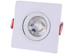 Spot LED Tramontina Quadrado 5W 6500K Luz Branca