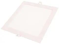 Plafon LED Tramontina Quadrado de Embutir Slim 24W 6500K Luz Branca,