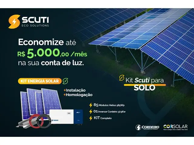 Kit CorSolar Scuit para Solo 5.000K - Energia Solar