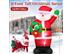 Santa Claus inflable con luz led de 1.8 metros - 1