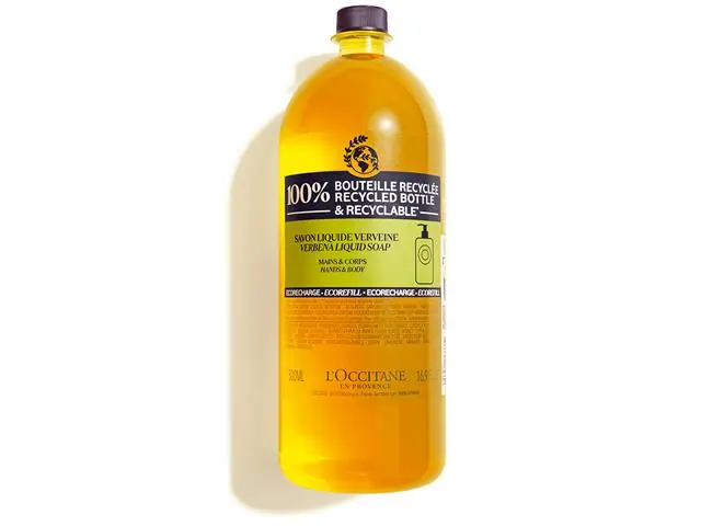 Eco Refil Sabonete Líquido L'Occitane en Provence Karité Verbena 500ML