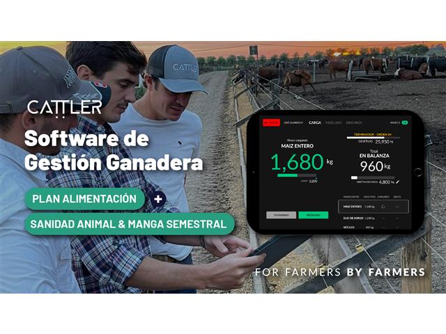 Licencia Semestral Alimentación + Sanidad y Manga CATTLER