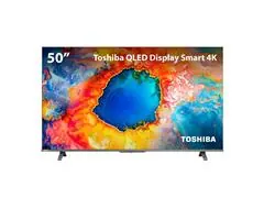 Smart TV QLED 50" 4K Toshiba 50C450NS Google TV 2 USB WiFi TB034M