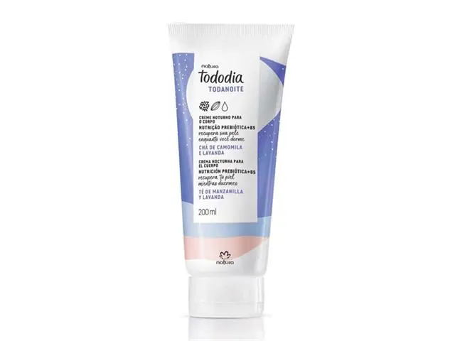 Hidratante Corporal Natura Todanoite Chá de Camomila e Lavanda 200ML