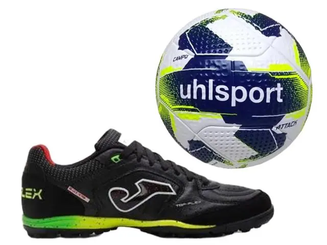 Chuteira Society Joma Top Flex Preto Tam 40 GANHE Bola de Campo