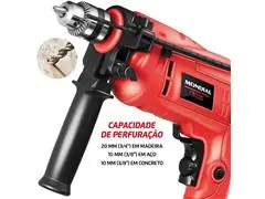 Furadeira de Impacto Mondial NFFI-07 Power Tools 220V - 4