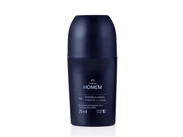 Desodorante roll-on Natura Homem Antimancha 75ml