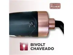 Escova Secadora Argan Mondial Preto/Golden Rose 1300W Bivolt ES-14-BI - 4