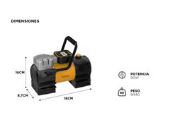 Compresor de aire portatil Gadnic para neumáticos 12v - 4