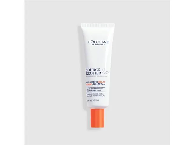 Gel Creme Facial L'Occitane en Provence Glow Source Réotier 50ml