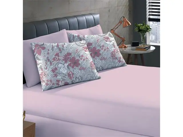 Jogo de Cama Buettner Casal Basic Estampado Dinas Rose 3 Peças