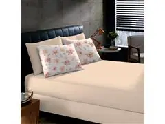 Jogo de Cama Buettner Casal Basic Estampado Jania Coral 3 Peças - 1