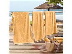 Toalha Buettner Livia Praia 81x150 amarelo citrino - 3