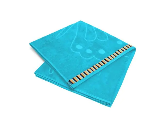 Toalha Buettner Borboleta Praia 81x150 azul topázio