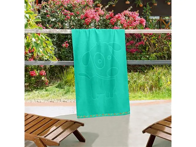 Toalha Juvenil Doguinho Buettner 70x120 verde jade