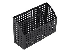Porta Objetos de Metal Oikos para Parede Ofício Preto - 0